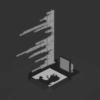 Bad Apple 10x10 binary Display