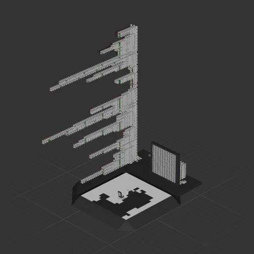 Bad Apple 10x10 binary Display