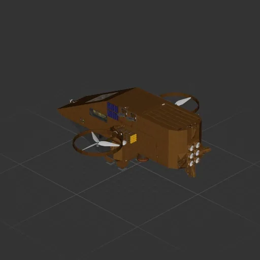 submarine for diving to the bottom green trench